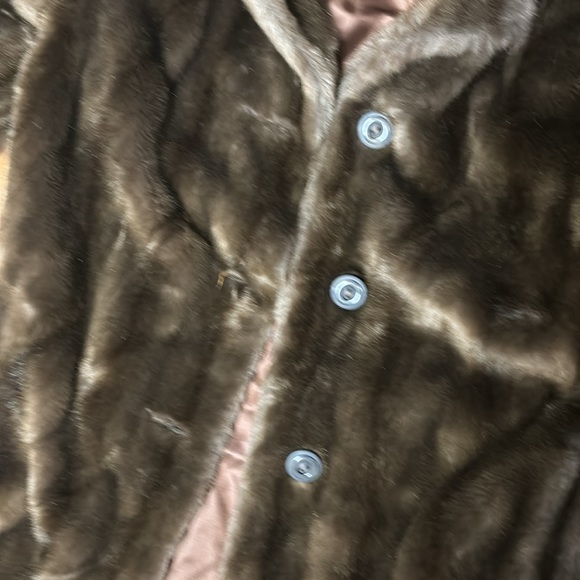 Vintage Tissavel of France Braemoor Pile 100% Acrylic Faux brown Fur NICE - Picture 5 of 15